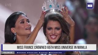 Miss Universe 2016 is Miss France [upl. by Ynohtnaeoj637]