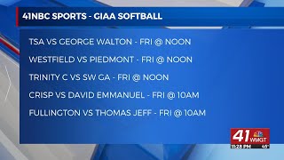 GIAA Highschool Girls Softball Schedule amp Scores [upl. by Dickey463]