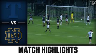 Trine vs Notre Dame Match Highlights  2024 ACC Mens Soccer [upl. by Ulland]