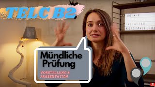 Tipps telc B2 mündliche Prüfung Vorstellung und Präsentation [upl. by Ydiarf374]