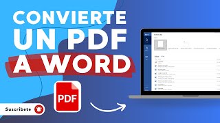 Cómo CONVERTIR un PDF a Word SIN PROGRAMAS  💻Documentos e imágenes✨ [upl. by Amalie]