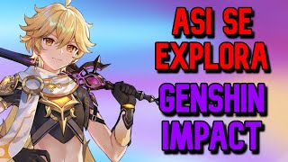 CONSIGUE el 100 DE EXPLORACION en GENSHIN IMPACT  Datos Utiles  D Ran al Habla [upl. by Yelrahs]