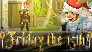 AQW Friday the 13th Event 2013 Walkthrough join Skullpunch join Vampirates join Treasureisland [upl. by Farl]