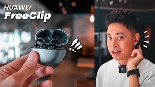 HUAWEI FreeClip Earbuds Crazy DesignBut It Actually Works 😦 [upl. by Male]