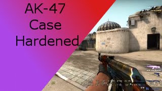 CSGO  Ak47 Case Hardened Gameplay WellWorn [upl. by Abocaj789]