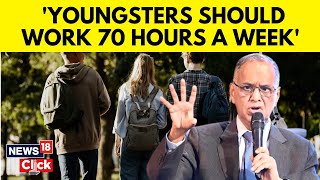 Narayana Murthy Interview  Indias Work Productivity One Of The Lowest Infosys Founder  N18V [upl. by Anivad]