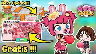 UPDATE ‼️REVIEW PAKET VALENTINE GRATIS amp ADA TOKO BESAR DI NEXT UPDATE  AVATAR WORLD  PAZU [upl. by Diba]