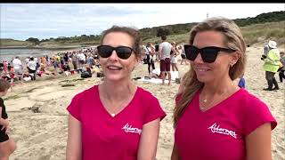 Alderney Week 2024 sandcastle competition BBC Channel Islands Evening News 06082024 [upl. by Harvison]