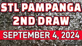 STL PAMPANGA RESULT TODAY 2ND DRAW SEPTEMBER 4 2024 4PM  WEDNESDAY [upl. by Yrrek260]