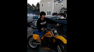 1980 suzuki rs175 barn find First start in 20 years [upl. by Barbette924]