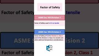 Div 1 vs Div 2  Factor of safety  asme pressurevessel heatexchanger [upl. by Zorine]