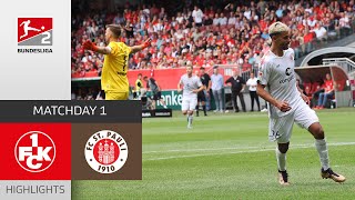 Crazy Goals on Matchday 1  1 FC Kaiserslautern  FC St Pauli 12  Bundesliga 2 2324 [upl. by Aguste]