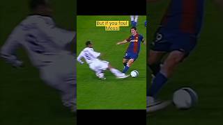 Never foul Lionel Messi 🤬 football soccer shorts [upl. by Constancy]