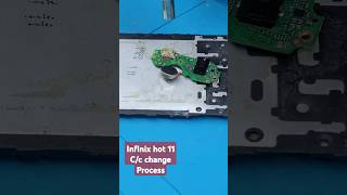 Infinix hot 11 conector changing process👍 [upl. by Dalt]