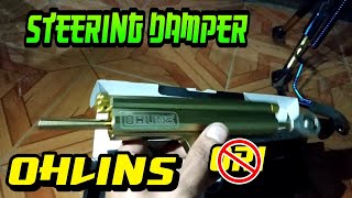 steering damper ohlins kw kw [upl. by Yldarb]