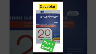 20 sınaq cavablardim2024 20 sınaq cavabları cavablar Riyaziyyat 20 sınaq [upl. by Eiliah326]