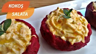 KOKOŞ PATATES SALATASI TARİFİKOKOŞ SALATA NASIL YAPILIR [upl. by Nonnahc]