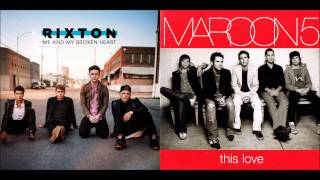 Rixton  Maroon 5  Me and My Broken HeartThis Love Mashup [upl. by Ashlan]