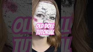 Let’s remove it🫧🚿 Old porcelain doll makeup makeup makeuptutorial beauty [upl. by Assyli]