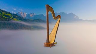 Mysteries of the Harp 💙 Heavenly Harp Music Instrumental 💙 Healing Music [upl. by Murial]