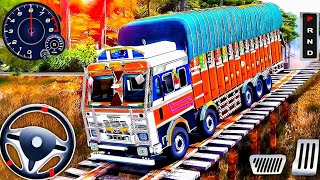 Indian Cargo Truck Ashok Leyland 3718 Lorry Driving  Bus Simulator Indonesia  Android GamePlay [upl. by Grodin]