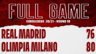 Real Madrid  Olimpia Milano FULL GAME [upl. by Neleh]