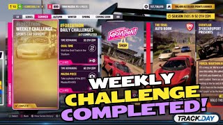 Forza Horizon 5 Forzathon Weekly Challenge Sports Car Supreme Complete Guide [upl. by Sclater37]