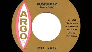 1963 HITS ARCHIVE Pushover  Etta James [upl. by Maura699]