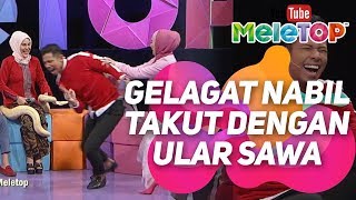 Gelagat Nabil takut dengan ular sawa   Dukun I MeleTOP [upl. by Adiahs947]