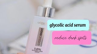 Glycolic acid serum A new way to treat hyperpigmentation and dark spots  uses and benefits [upl. by Clawson]