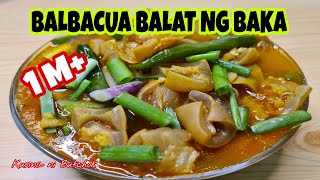 HOW TO COOK BALBACUA BALAT NG BAKA BEEF SKIN BALBACUA RECIPE BISAYA STYLE Kusina ni Butchok [upl. by Gorden]