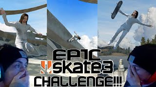 Attempting HUGE Bowl to Ditch in Skate 3 [upl. by Cordey]