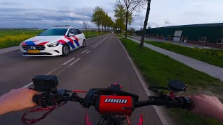 Derbi Senda 88br stage6 small test drive stolen scooter  osmo 4  wheelies  speed camera [upl. by Mossolb]