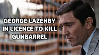 George Lazenby  James Bond 007  In Licence To Kill Gunbarrel [upl. by Eisej]