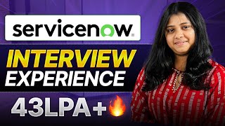 ServiceNow Interview Experience  Placement Journey 🔥 [upl. by Aarika673]