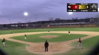 FELICIAN BASEBALL HIGHLIGHTS VS QUEENS 32322 [upl. by Milinda101]