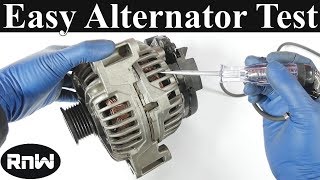 How to Test an Alternator  Plus How an Alternator Works [upl. by Norted]