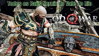 Todos os Baús Nornir do Vale do Rio em Midgard  God of War 4 [upl. by Remde439]