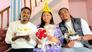 Laxmi Lai Birthday Surprise Garne Pokhara Pugiyo 😍 [upl. by Sillihp579]