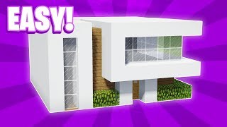 Minecraft  How To Build a Small Modern House Tutorial 15 [upl. by Chretien]