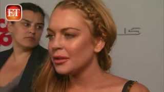 Lindsay Lohan Reacts to Letterman Interview [upl. by Dray]