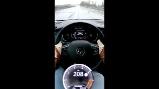 NEW Renault Megane 140hp TOP SPEED AUTOBAHN 🔥 Shorts [upl. by Marya198]