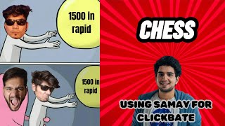 REACHING 1500 IN RAPID  BULLET TOURNAMENT LATER chessLIVE chess samayraina [upl. by Enileuqcaj]