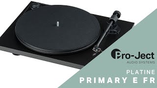 Platine vinyle ProJect Primary E FR [upl. by Pampuch323]