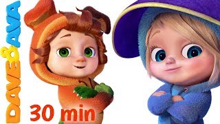 🍁 Halloween Songs Collection  Nursery Rhymes  More Kids Songs for Halloween from Dave and Ava 🍁 [upl. by Bannasch]