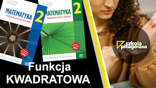 Funkcja kwadratowa teoria miejsca zerowe postać iloczynowa [upl. by Lenneuq]