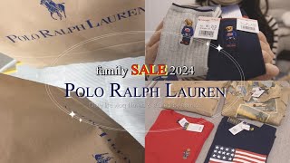 HAUL 3回目のラルフローレン🐴ファミリーセール💸定価の総額12万越えが◯万円に！最大60 offポロベア🐻購入品紹介 [upl. by Fogel]