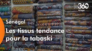 Sénégal le marché du tissu déjà plein à craquer [upl. by Aliuqahs]