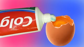 You definitely didnt know this LIFE HACK with EGG and TOOTHPASTE [upl. by Weide544]