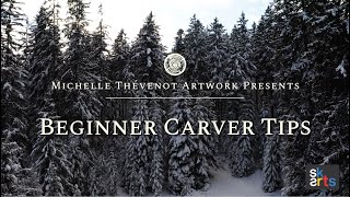 Beginner Carver Tips  5 Tips from a Chainsaw and Power Tool Wood Carving Artist Michelle Thevenot [upl. by Jobye]